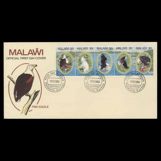Malawi 1983 African Fish Eagle first day cover