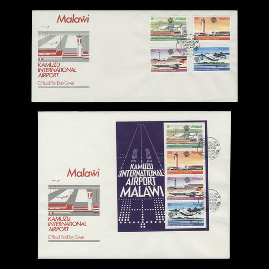 Malawi 1983 Kamuzu International Airport first day covers