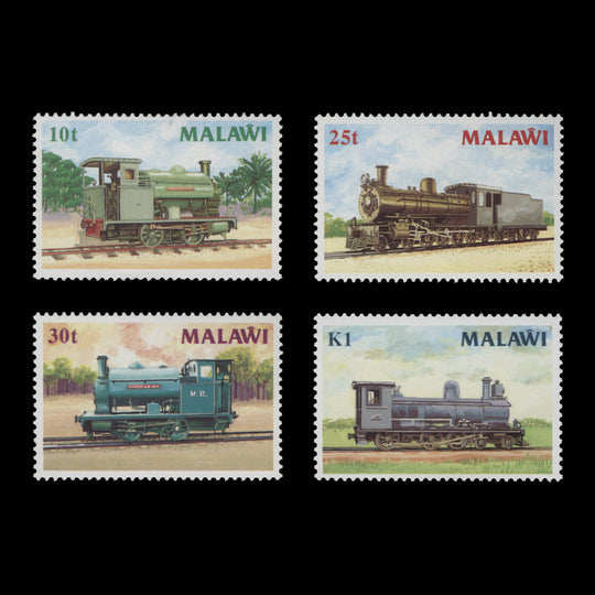 Malawi 1987 (MNH) Steam Locomotives set