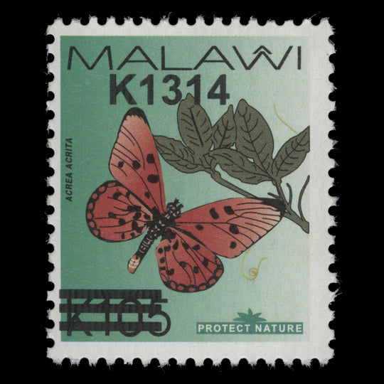 Malawi 2026 (MNH) K1314/K105 Acrea Acrita provisional