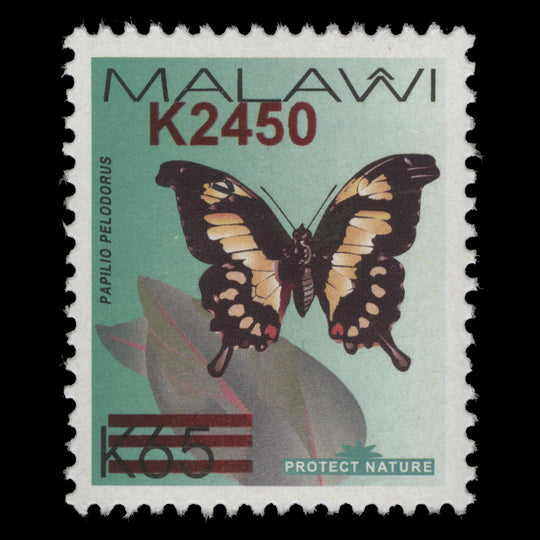 Malawi 2026 (MNH) K2450/K65 Papilio Pelodorus provisional