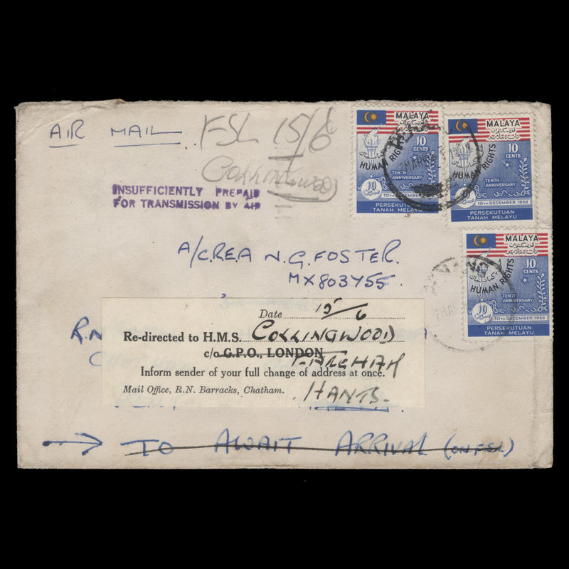 Malaya 1958 Human Rights redirected cover, PENANG