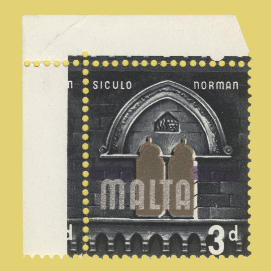 Malta 1965 (Variety) 3d Siculo Norman with bight lilac shift