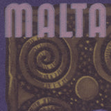 Malta 1965 (Variety) ½d Neolithic Era plate block with double pink
