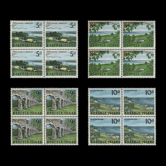 Norfolk Island 1964 (MNH) Views blocks