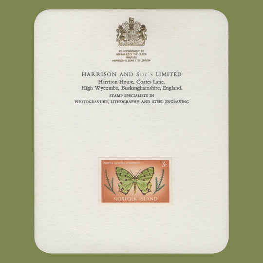 Norfolk Island 1977 Agathia Asterias Jowettorum imperforate proof