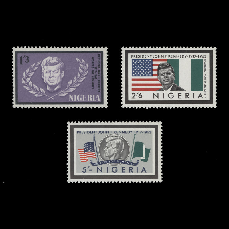 Nigeria 1964 (MNH) Kennedy Memorial set