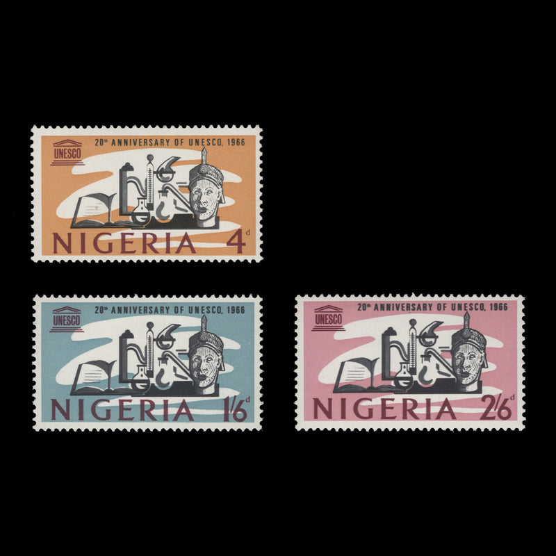 Nigeria 1966 (MNH) UNESCO Anniversary set