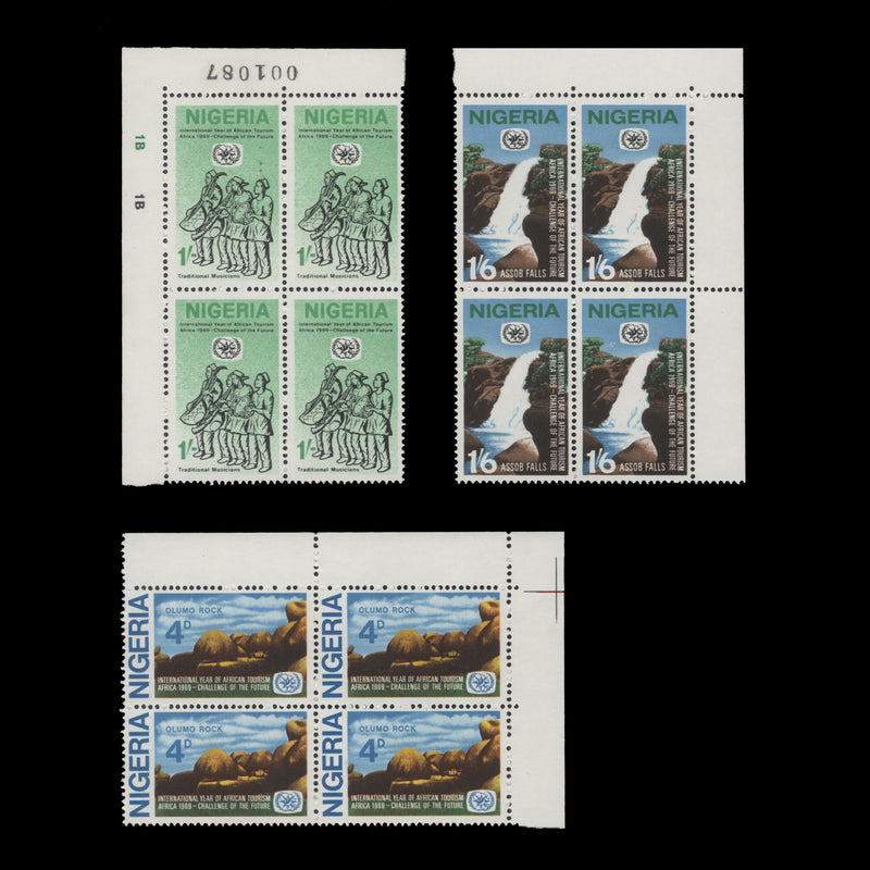 Nigeria 1969 (MNH) African Tourism Year blocks