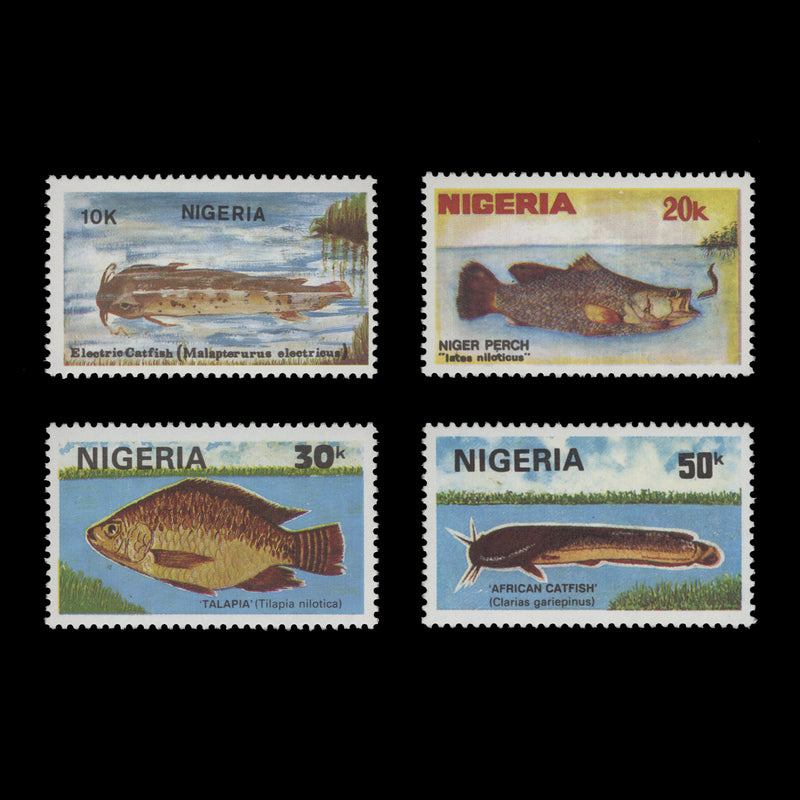 Nigeria 1991 (MNH) Fishes set