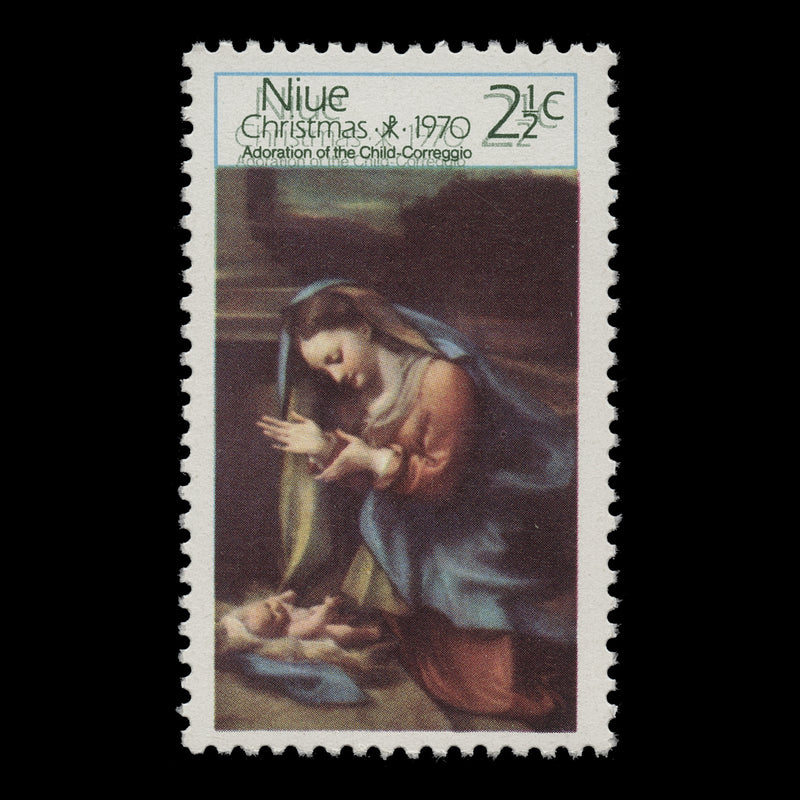 Niue 1970 (Variety) 2½c Christmas with double green