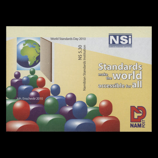 Namibia 2010 (Variety) World Standards Day imperf miniature sheet