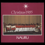 Nauru 1985 Christmas presentation pack signed by Tony Theobald