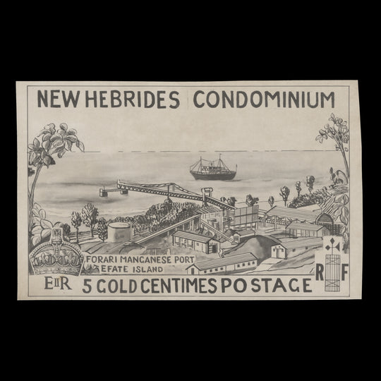 New Hebrides 1966 Exporting Manganese unadopted bromide proof