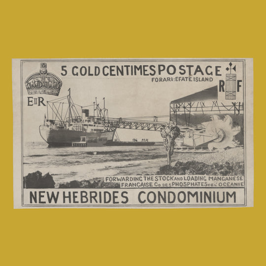 New Hebrides 1966 Exporting Manganese unadopted bromide proof