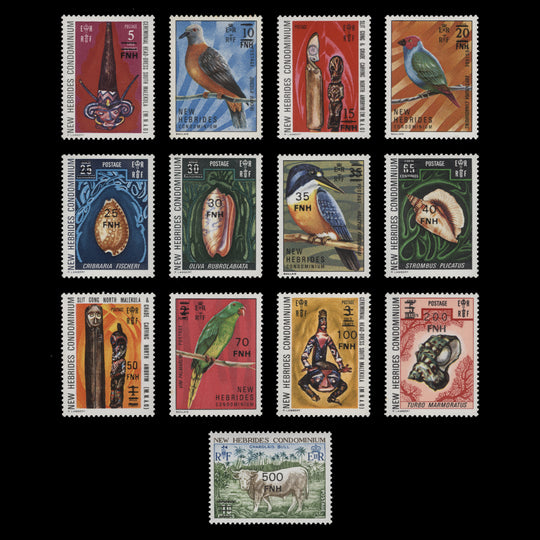 New Hebrides 1977 (MNH) Provisionals, Paris