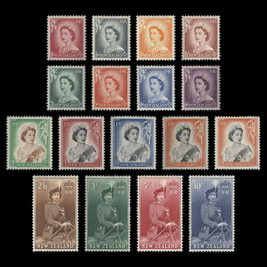 New Zealand 1953-59 (MNH) Definitives