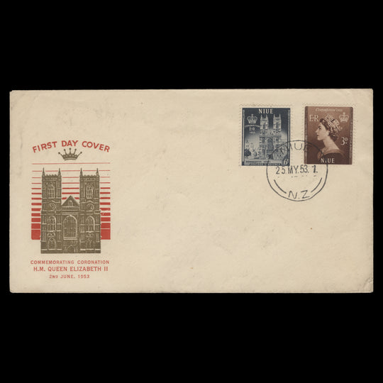 Niue 1953 Coronation first day cover
