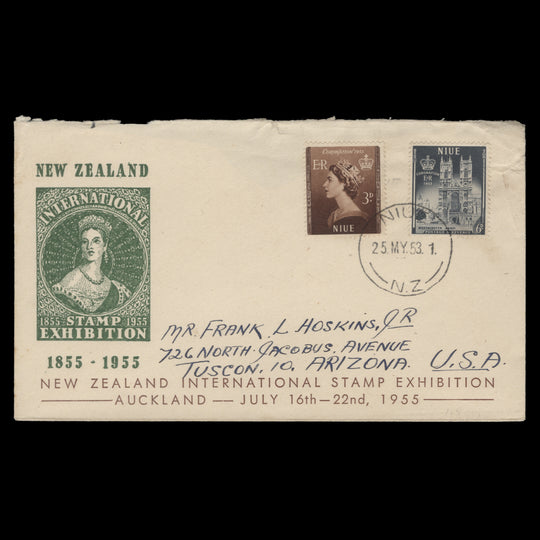 Niue 1953 Coronation first day cover