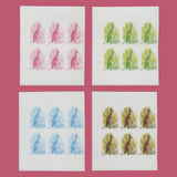 Niue 1984 Kangaroo/Stamp Exhibition, Melbourne progressive proof blocks