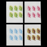 Niue 1984 Kangaroo/Stamp Exhibition, Melbourne progressive proof blocks
