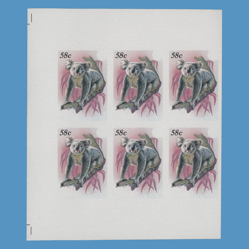 Niue 1984 Koala/Stamp Exhibition, Melbourne progressive proof blocks