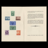 Omnibus 1954 Photogravure Printing of Postage Stamps presentation folder