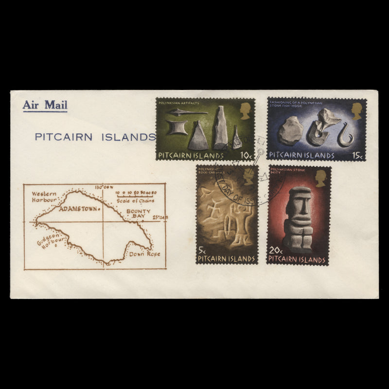 Pitcairn Islands 1971 Polynesian Pitcairn first day cover