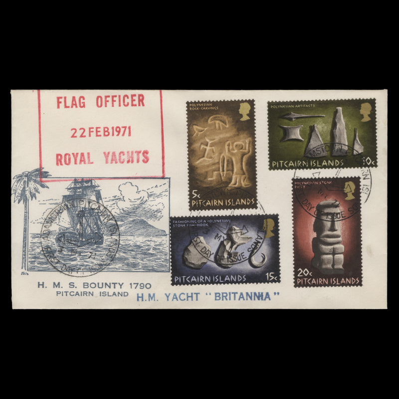 Pitcairn Islands 1971 Polynesian Pitcairn first day cover
