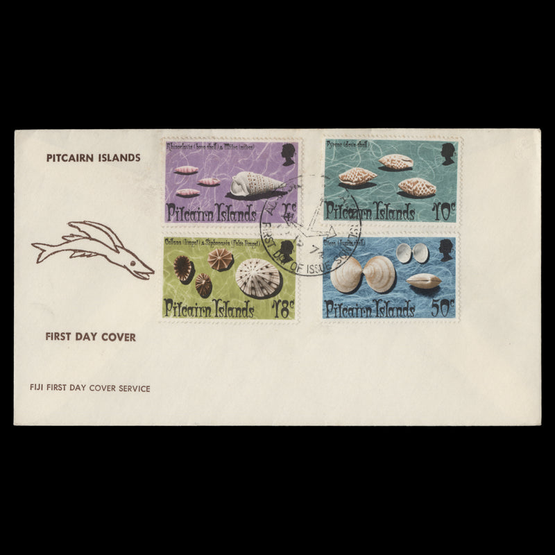 Pitcairn Islands 1974 Shells first day cover