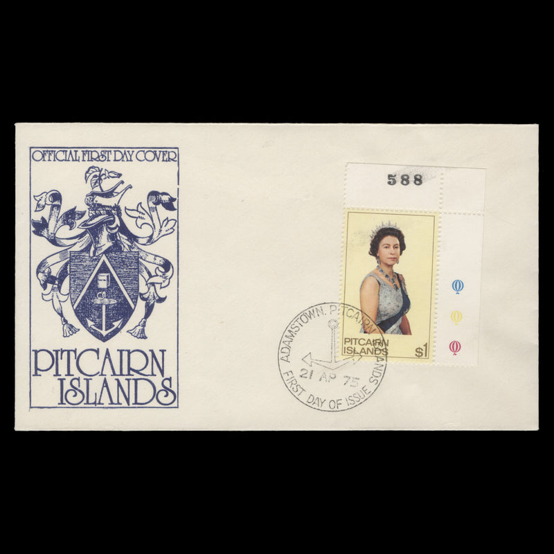 Pitcairn Islands 1975 Queen Elizabeth II first day cover