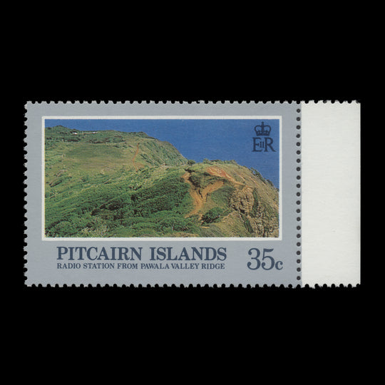 Pitcairn Islands 1981 (Variety) 35c Landscapes with watermark to right