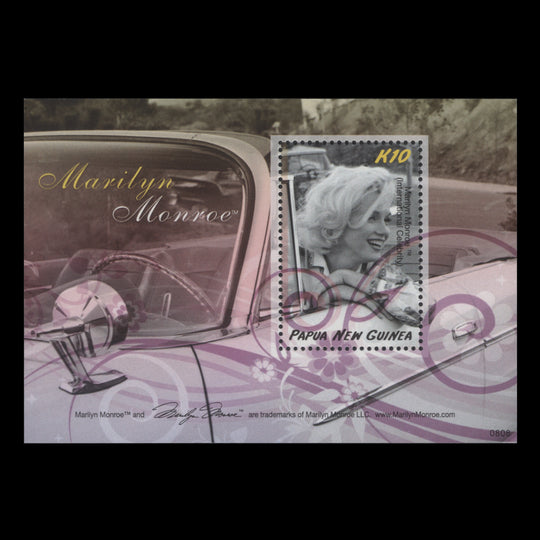 Papua New Guinea 2008 (MNH) Marilyn Monroe Commemoration miniature sheet