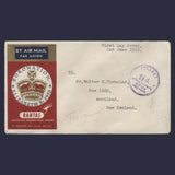 Penang 1953 Coronation first day cover, PENANG B