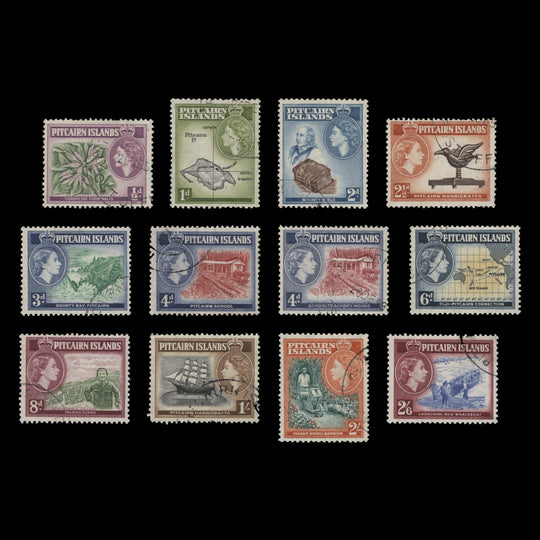 Pitcairn Islands 1957-58 (Used) Definitives