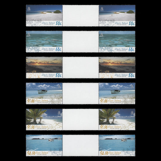 Pitcairn Islands 2005 (MNH) Ducie and Oeno Islands gutter pairs