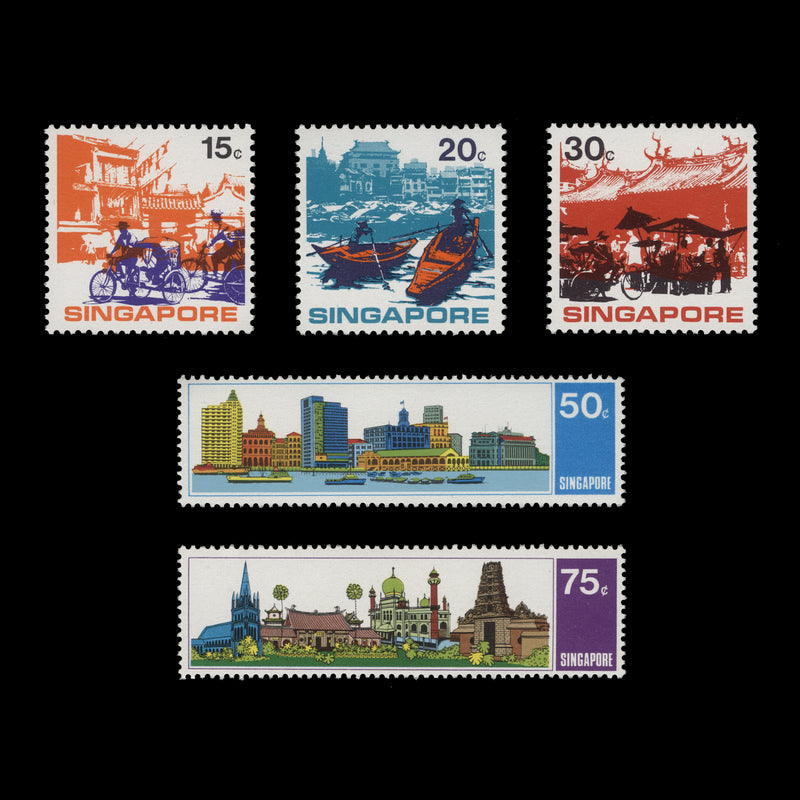 Singapore 1971 (MNH) ASEAN Tourism Year set