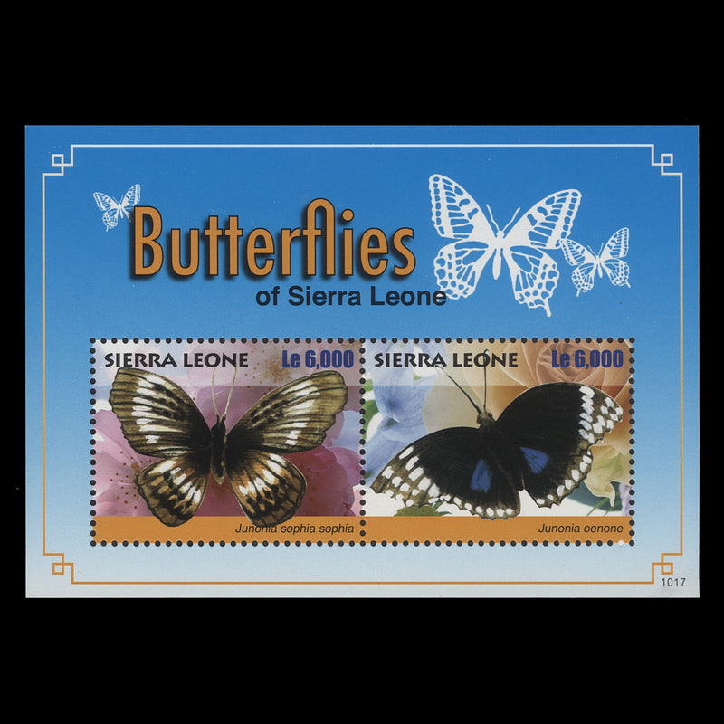 Sierra Leone 2010 (MNH) Butterflies miniature sheet