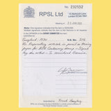 Swaziland 1974 Temporary Post Office/UPU Centenary pencil essay by Richard Granger Barrett