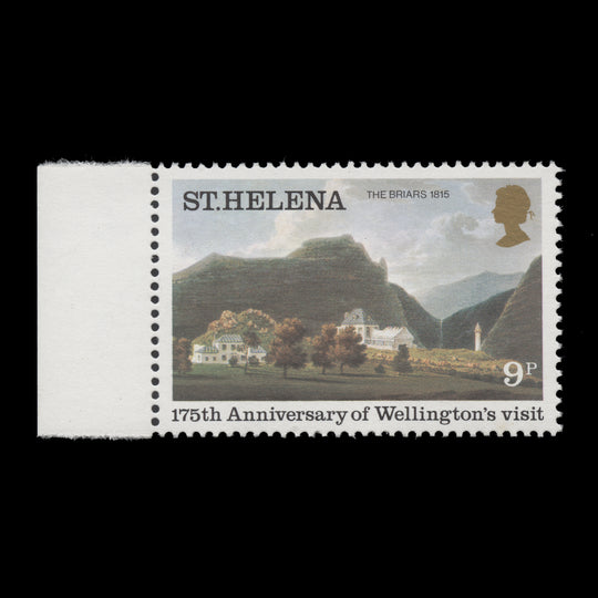 Saint Helena 1980 (Variety) 9p Wellington's Visit Anniversary with watermark to left