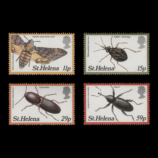 Saint Helena 1983 (MNH) Insects set