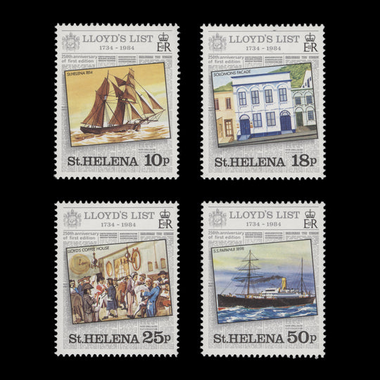 Saint Helena 1984 (MNH) Lloyd's List Anniversary set