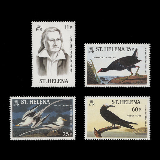 Saint Helena 1985 (MNH) John J Audubon Birth Bicentenary set
