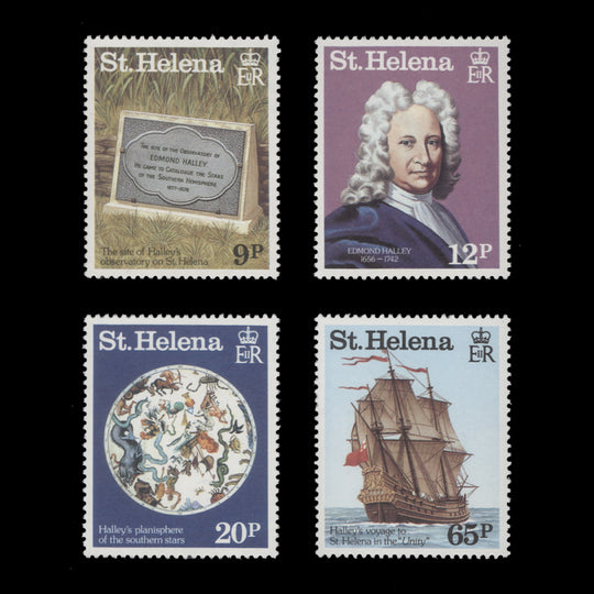 Saint Helena 1986 (MNH) Appearance of Halley's Comet set