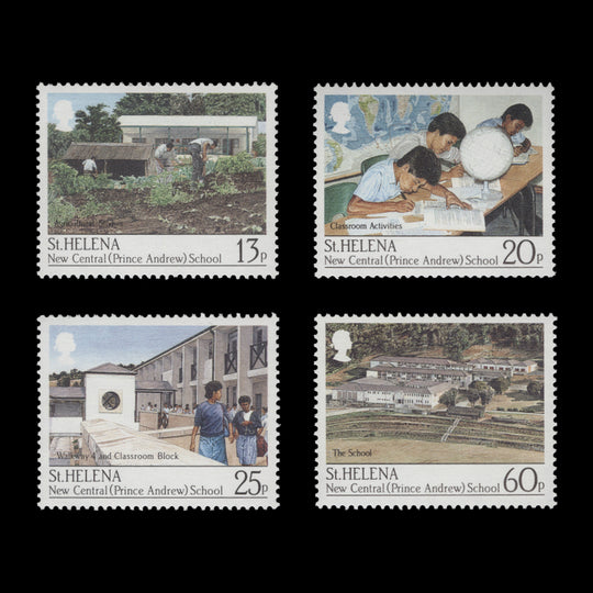 Saint Helena 1989 (MNH) Prince Andrew Central School set