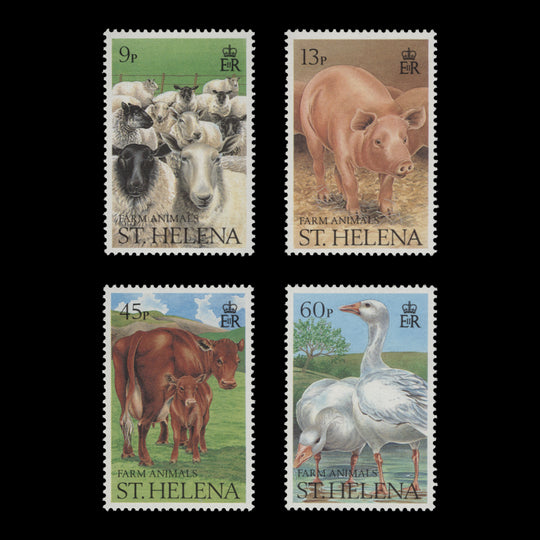 Saint Helena 1990 (MNH) Farm Animals set