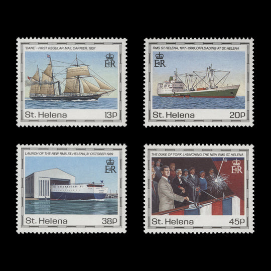 Saint Helena 1990 (MNH) Maiden Voyage of RMS St Helena set