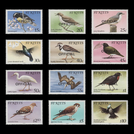 Saint Kitts 1981 (MNH) Birds officials