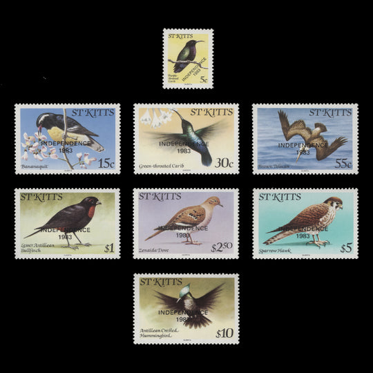 Saint Kitts 1983 (MNH) Independence provisionals without imprint year
