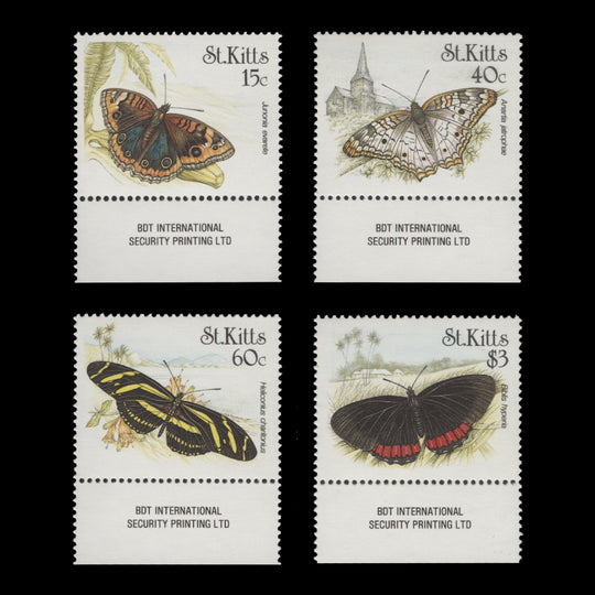 Saint Kitts 1990 (MNH) Butterflies set